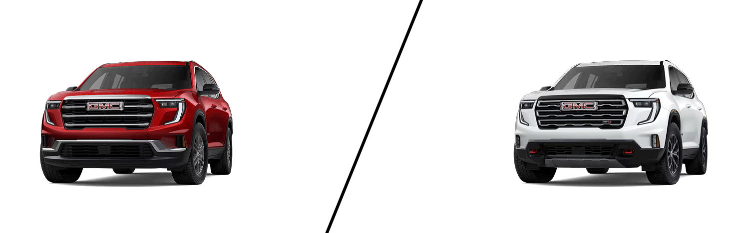 2026 GMC Acadia Elevation vs 2026 GMC Acadia AT4